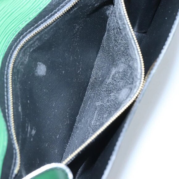 LOUIS VUITTON Epi Montaigne 27 Clutch Bag Green M52654 LV Auth 120494 - Picture 9 of 16